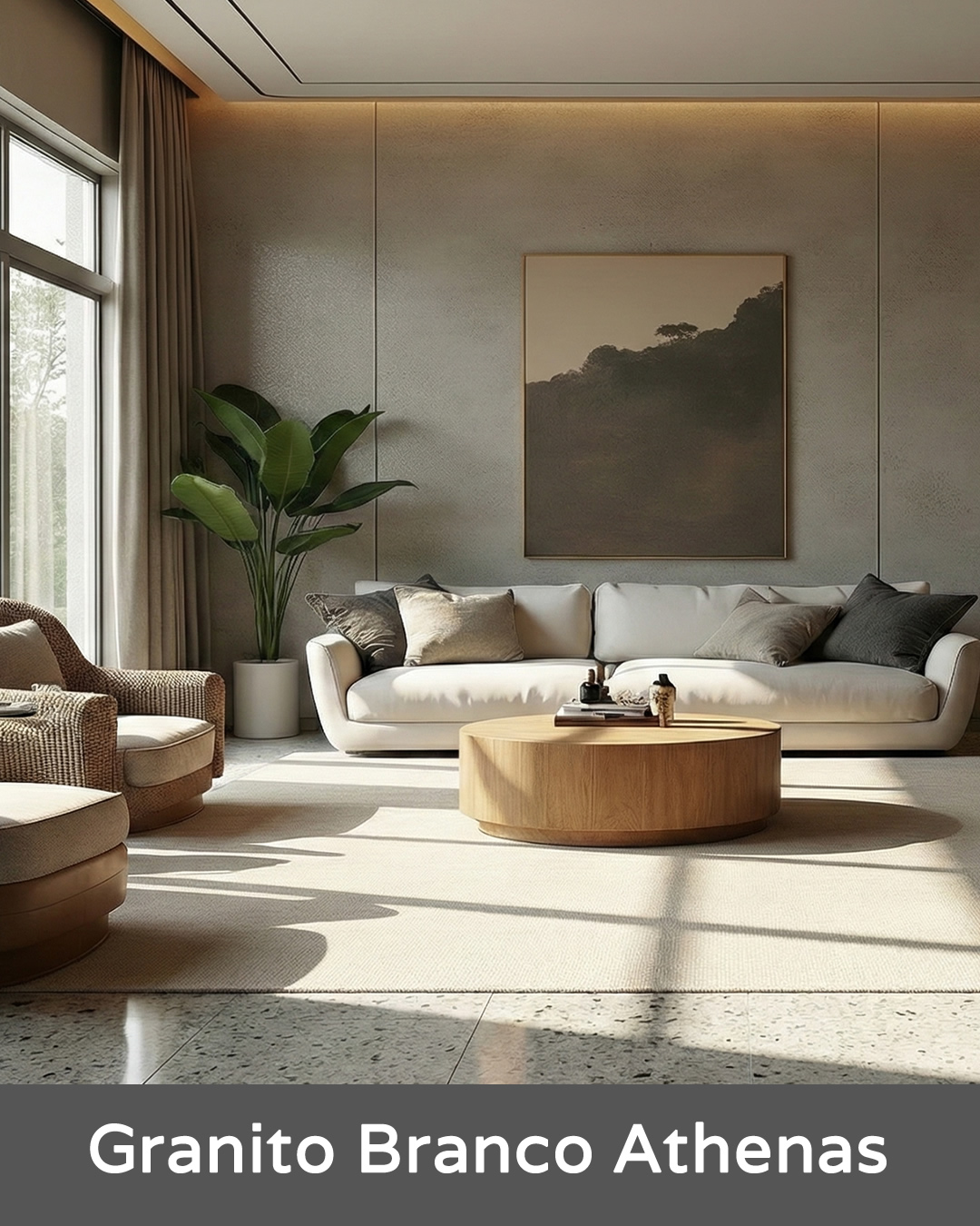 Piso – Granito Branco Athenas